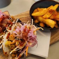 Vegan tacos at Shells in Strandhill