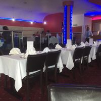 Inside seating at The Grange Indian Restaurant in Milton Keynes