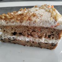 Excellent vegan carrot cake! at Garden Fresh Cafe in Palm Beach