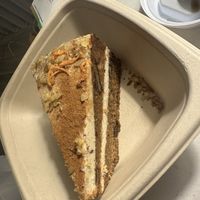 Went back in the evening for a vegan carrot cake!  at Garden Fresh Cafe in Palm Beach