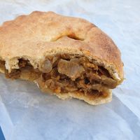 Lentil pie at Peasant Pies Cafe in San Francisco