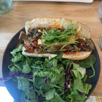 Vegan Philly cheesesteak   at The Street Eatery in Calgary