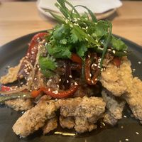 Ginger "beef”  at The Street Eatery in Calgary