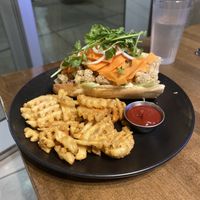 Vegan banh mi  at The Street Eatery in Calgary