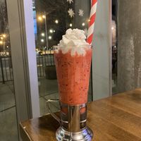 Vegan mixed berry milkshake   at The Street Eatery in Calgary