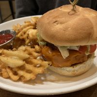 Lots of yummy burgers  at The Street Eatery in Calgary