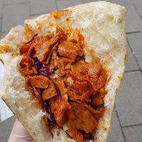 Vöner (Salad is under the meat) at Schanzen Döner in Hamburg