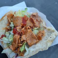 Vöner (hot sauce) at Schanzen Döner in Hamburg