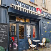 Outside at Mocha Beans in Galway