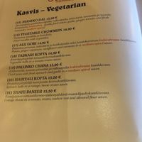 some veg mains at Mantra in Helsinki