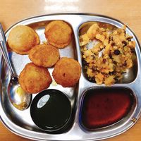 Pani puri chaat at Sohar Magic in Sohar