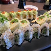 Vegan rolls   at Tsunami in South Jordan