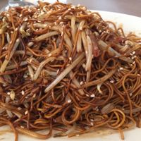 Chow Mein with soy sauce at Zen Gardens - Cambridge in Cambridge
