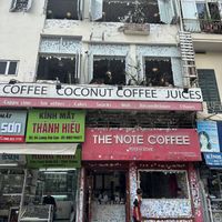 Front facade  at The Note Coffee in Hoi An