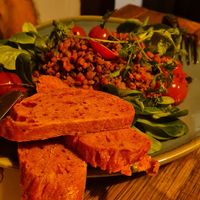 Linsen-Gemüse-Salat at Pferdestall in Borkum
