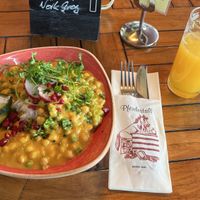 Kichererbsen, Thai Curry  at Pferdestall in Borkum