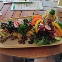 Glutenfree nut breat with avocado at Pferdestall in Borkum