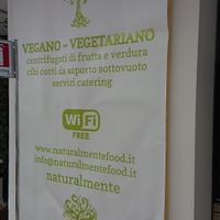 Webpage and email at Naturalmente in Assago