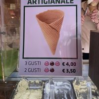   at La Bottega del Gelato in Pisa