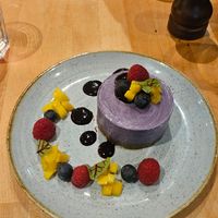 Vegan mousse at The Old Bridge Inn in Aviemore