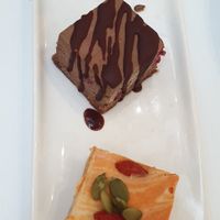 Raw cakes. Small bite at Wholesome Savour in Central Singapore