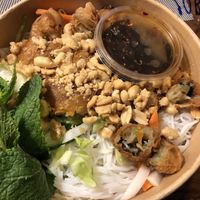 ricenoodle salad  at Pho a la Mama in Stuttgart