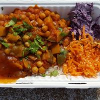 Chickpea curry at Master Foody Moody's in Margate