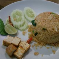 Tom yum fried rice at BKK - Silom Village Restaurant - F in Bangkok