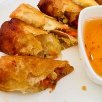 Spring roll at BKK - Silom Village Restaurant - F in Bangkok