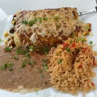 Vegan enchiladas!  at Diego's in Newport