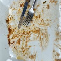 Vegan enchiladas five minutes later. Not really — I ate them slowly to enjoy    at Diego's in Newport