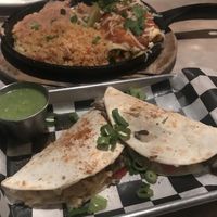 Enchilada plate and quesadillas at Diego's in Newport