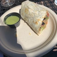 Vegan burrito  at Diego's in Newport