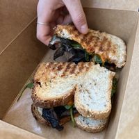 Mushroom panini  at Vegetalien in Beacon