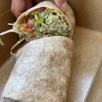 Chickpea tunah wrap  at Vegetalien in Beacon