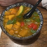 Kimchi Pumpkin Gumbo  at LuAnne's Wild Ginger - Franklin in Brooklyn