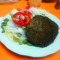 Milanesa vegana at Agape Restaurante Vegetariano in Cochabamba