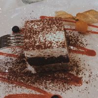 cremoso di cioccolato e cocco su base di biscotto  at Al Bivio degli Artisti in Martellago