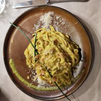 Vegan carbonara at Al Bivio degli Artisti in Martellago
