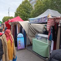  at Falafel Hummos and Salad Wrap - Market Stall in East London