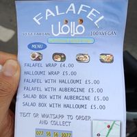  at Falafel Hummos and Salad Wrap - Market Stall in East London