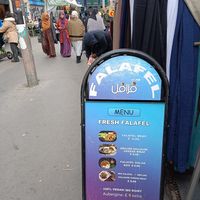  at Falafel Hummos and Salad Wrap - Market Stall in East London