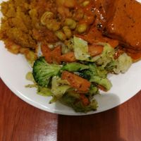 buffet selection at Higher Taste Restaurant in Wellington