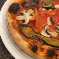 Vegan Pizza, with lots of delicious veggies  at Pizza in Trevi in Rome