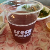 Strawberry kiwi tea  at Fresh Kitchen in Bradenton