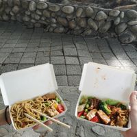 Take away 50$ each box at A-Hua Su Shi - Food Stall in Taichung