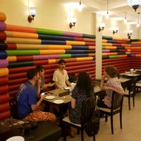 inside the restaurant 2 at Prime Grill Mediteranean Restaurant in Yangon