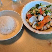 Pad puk at Chang Ba Thai Restaurant in Haifa