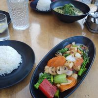 Stir fry at Chang Ba Thai Restaurant in Haifa