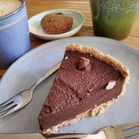 most delicious chocolate cake I ever ate :) at Cafe Parallel 43 in Sofia